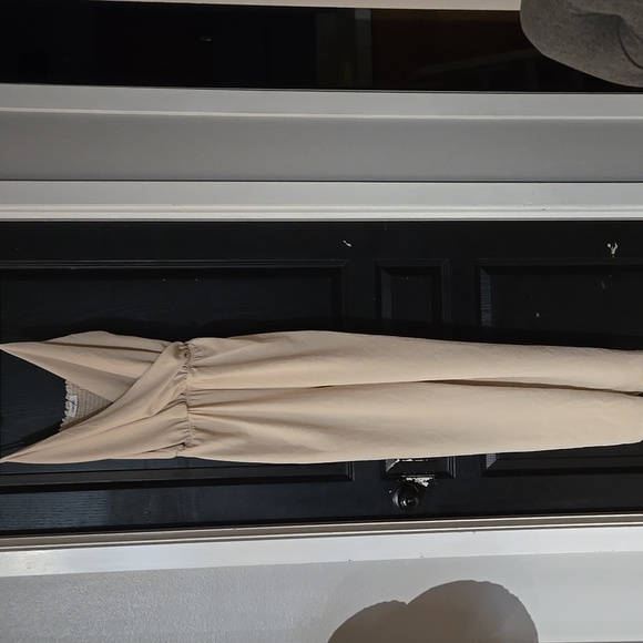 C Brand Pants - NWOT C Brand Tan Jumpsuit Size 1X